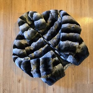 Rex Rabbit Chinchilla Fur Jacket